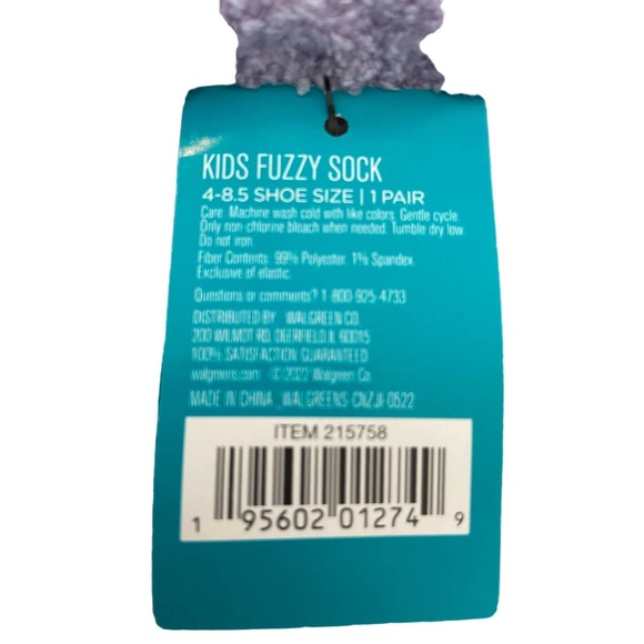 West Loop adorable kids fuzzy socks 3 pair - Picture 5 of 5